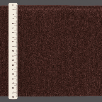 FRANJA FINA LISA 19,8cm MARROM 10m