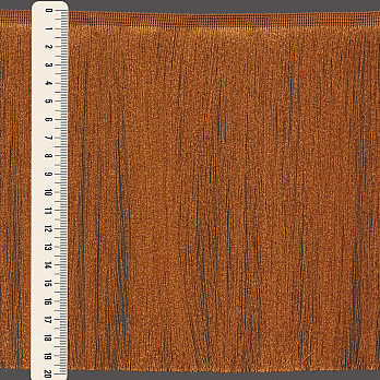 FRANJA FINA LISA 19,8cm MARROM QUEIMADO 10m