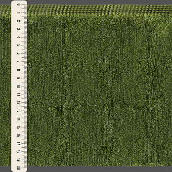 FRANJA FINA LISA 19,8cm VERDE MUSGO 10m