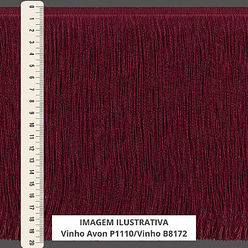 FRANJA FINA LISA 19,8cm VINHO 10m