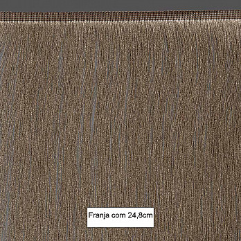 FRANJA FINA LISA 24,8cm CAMURÇA CLARO 10m
