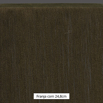 FRANJA FINA LISA 24,8cm KAKI 10m