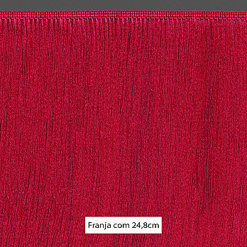 FRANJA FINA LISA 24,8cm MAGENTA 10m