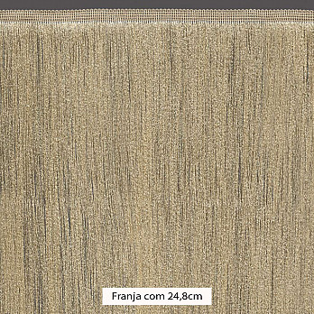 FRANJA FINA LISA 24,8cm PALHA 10m