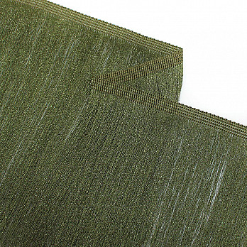 FRANJA FINA LISA 24,8cm VERDE MUSGO 10m