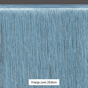 FRANJA FINA LISA 29,8cm AZUL BEBÊ 10m