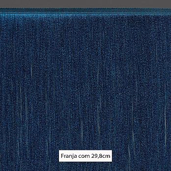 FRANJA FINA LISA 29,8cm AZUL PETRÓLEO 10m