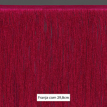 FRANJA FINA LISA 29,8cm MAGENTA 10m