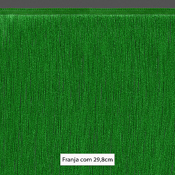 FRANJA FINA LISA 29,8cm VERDE 10m