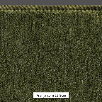 FRANJA FINA LISA 29,8cm VERDE MUSGO 10m