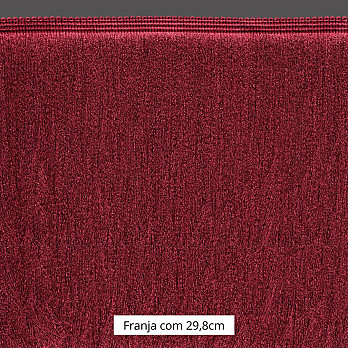 FRANJA FINA LISA 29,8cm VINHO 10m