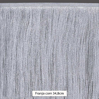 FRANJA FINA LISA 34,8cm BRANCO 10m