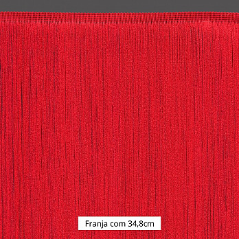 FRANJA FINA LISA 34,8cm TOMATE 10m