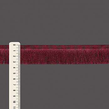 FRANJA FINA LISA 3,4cm VINHO 10m