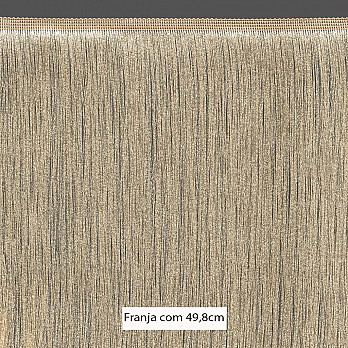 FRANJA FINA LISA 49,8cm BEGE 10m