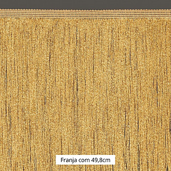 FRANJA FINA LISA 49,8cm BEGE 10m