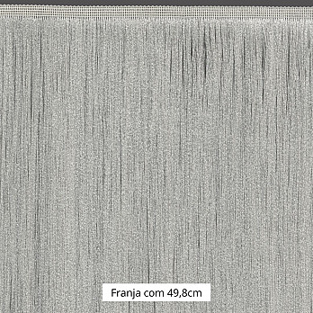 FRANJA FINA LISA 49,8cm CHAMPAGNE 10m