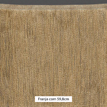 FRANJA FINA LISA 59,8cm AREIA ESCURO 10m