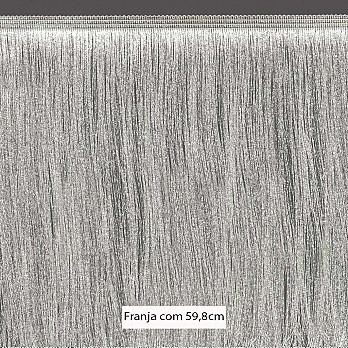 FRANJA FINA LISA 59,8cm CHAMPAGNE 10m