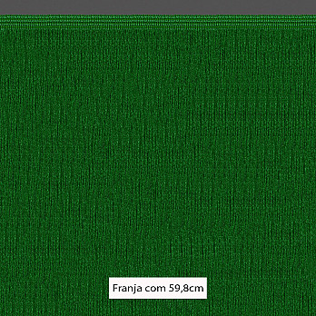 FRANJA FINA LISA 59,8cm VERDE 10m