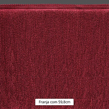 FRANJA FINA LISA 59,8cm VINHO 10m