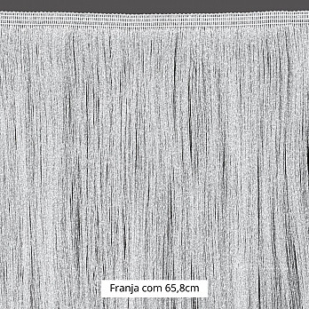 FRANJA FINA LISA 65,8cm SEM BENEFICIAMENTO 10m