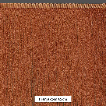 FRANJA FINA LISA 65cm MOSTARDA CLARO 10m