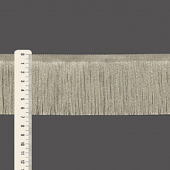 FRANJA FINA LISA 6,8cm PALHA 10m