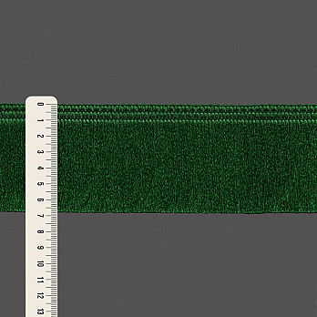 FRANJA FINA LISA 6,8cm VERDE 10m