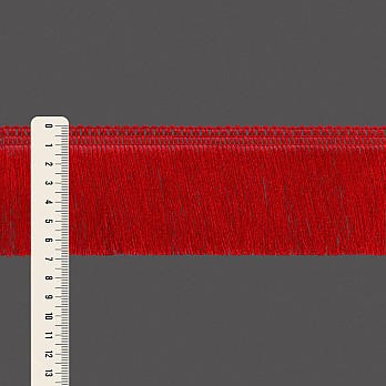 FRANJA FINA LISA 6,8cm VERMELHO ROMÃ 10m