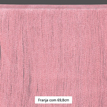 FRANJA FINA LISA 69,8cm ROSE VELHO 10m