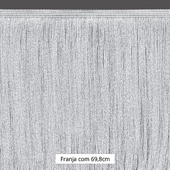 FRANJA FINA LISA 69,8cm SEM BENEFICIAMENTO 10m