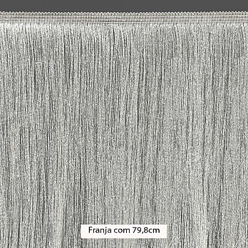 FRANJA FINA LISA 79,8cm CHAMPAGNE 10m