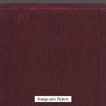 FRANJA FINA LISA 79,8cm VINHO 10m