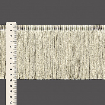 FRANJA FINA LISA 9,8cm PALHA 10m