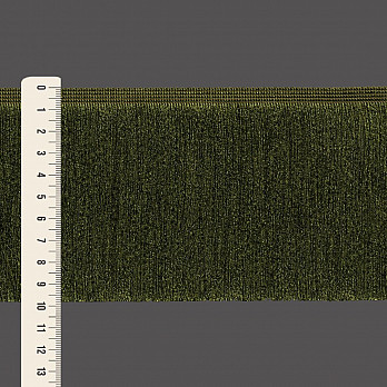 FRANJA FINA LISA 9,8cm VERDE MUSGO 10m
