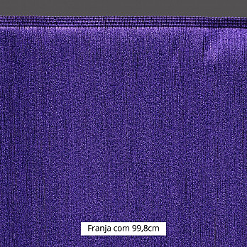 FRANJA FINA LISA 99,8cm ROXO 10m
