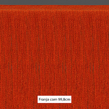 FRANJA FINA LISA 99,8cm TANGERINA 10m