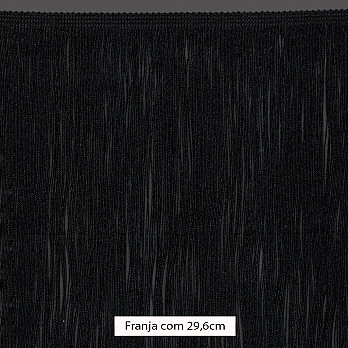FRANJA ISABEL 29,6cm PRETO 10m