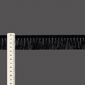 FRANJA LARGA 3,6cm PRETO 10m