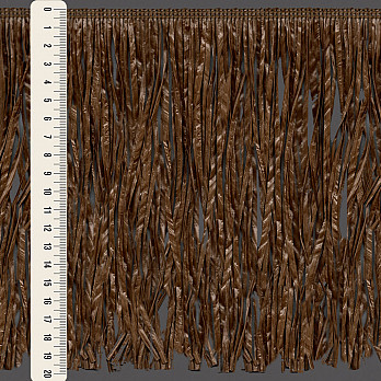 FRANJA LISA 19,8cm CHOCOLATE 10m