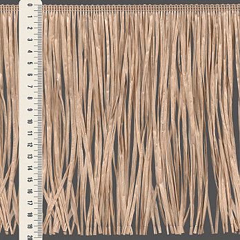 FRANJA LISA 19,8cm PALHA 10m