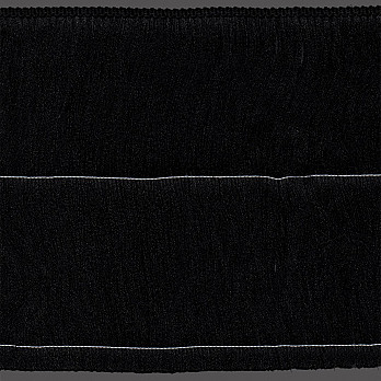 FRANJA LISA 19,8cm PRETO 10m