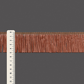 FRANJA LISA 5cm BROWN 10m
