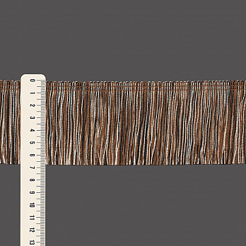 FRANJA LISA 6,8cm CAMURÇA/CRU/PRETO 10m