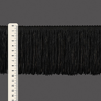 FRANJA LISA 9,8cm PRETO 10m
