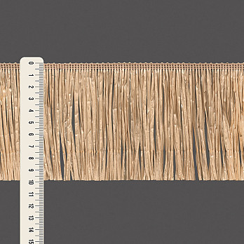 FRANJA LISA 9,9cm PALHA 10m