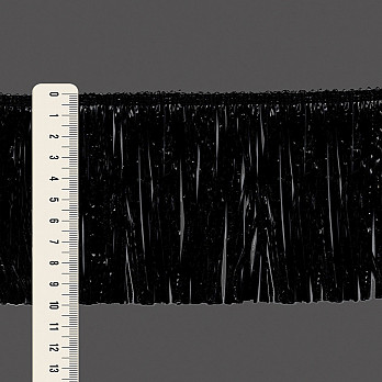 FRANJA LISA 9,9cm PRETO 10m
