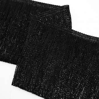 FRANJA LISA GLOW 9,9cm PRETO 10m
