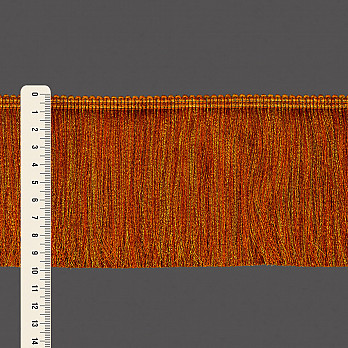 FRANJA LISA MESCLADA 9,8cm LARANJA QUEIMADO/MOSTARDA/CAMURÇA 10m